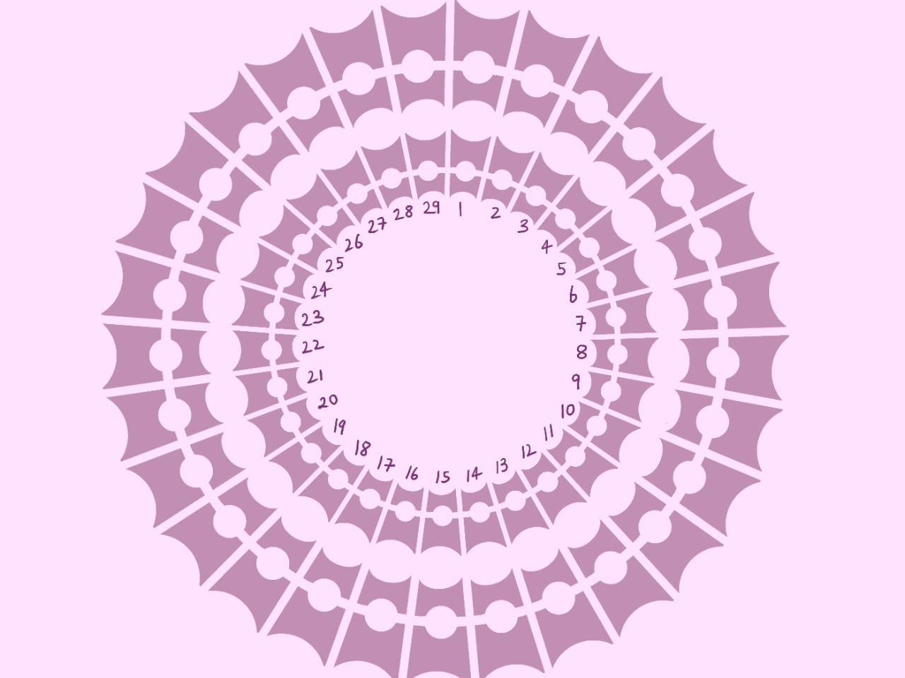 Magnetic Menstrual Cycle Tracker